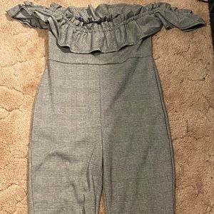 Off the shoulder jumpsuit